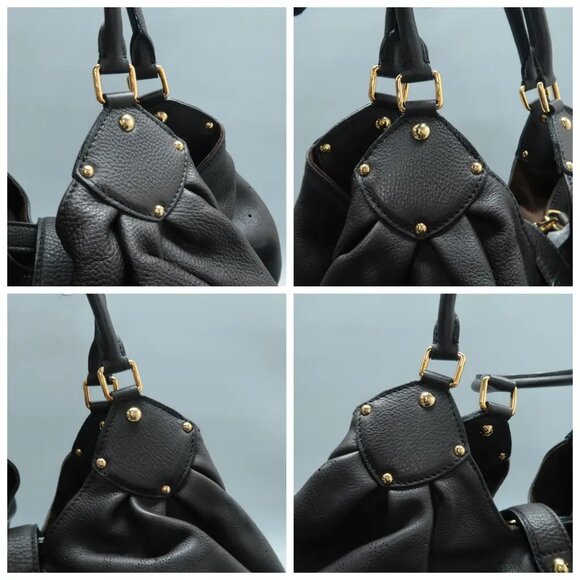 100% Authentic Louis Vuitton Mahina Lunar Brown Monogram Leather Tote 719-12524 - Picture 8 of 12